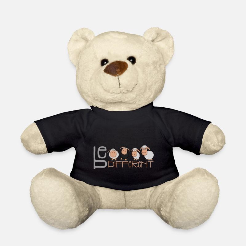 Kleine Be different Schafe - Einzigartig & anders - Teddy - Schwarz