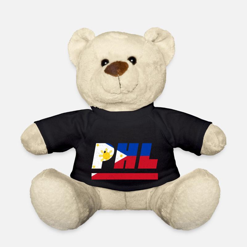 Philippinen Fahne Flagge PHL - Teddy - Schwarz
