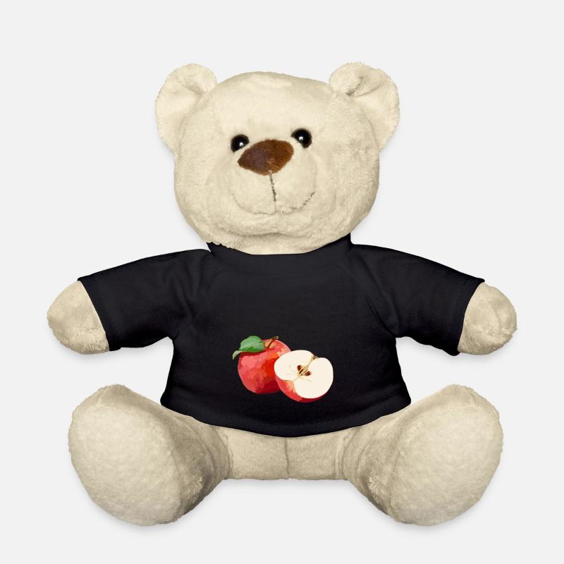 Apfel - Teddy - Schwarz