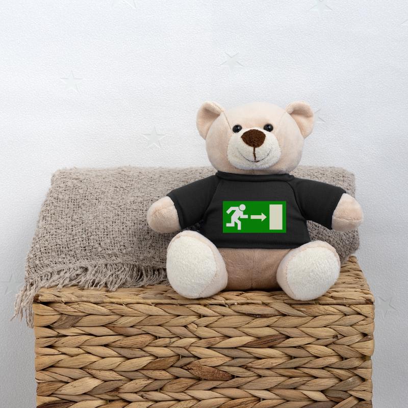 Exit Schild Vorlage zum personalisieren Teddy