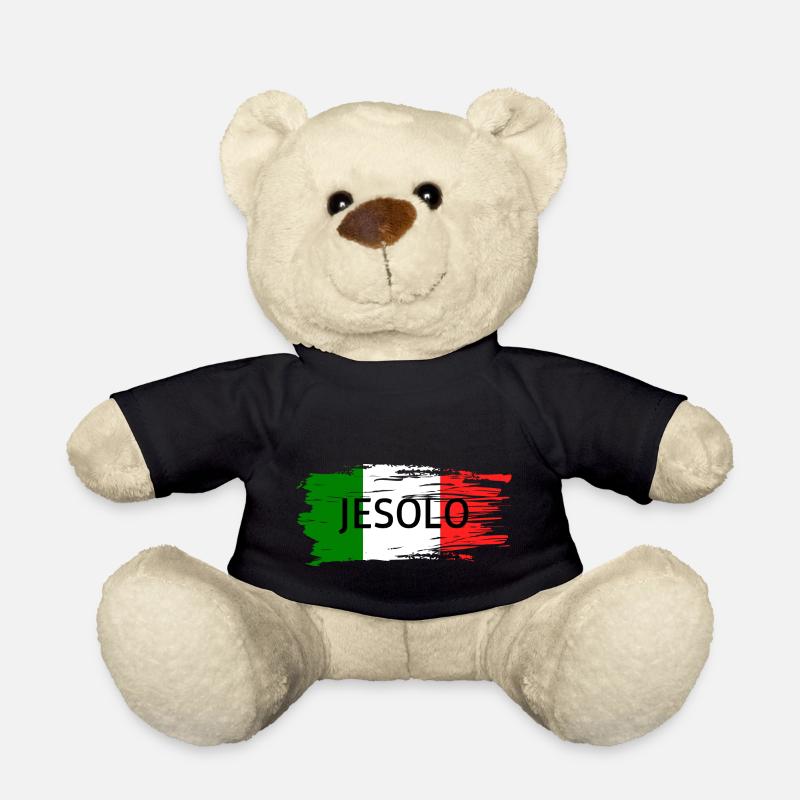 Jesolo auf Flagge - Teddy - Schwarz