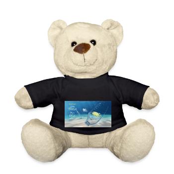 Gardez la mer propre - Nounours - noir - Devant
