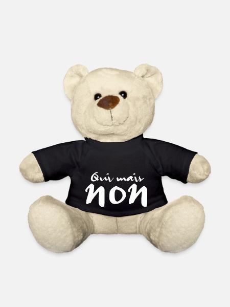 Oui mais non T-Shirt - Teddy - Schwarz