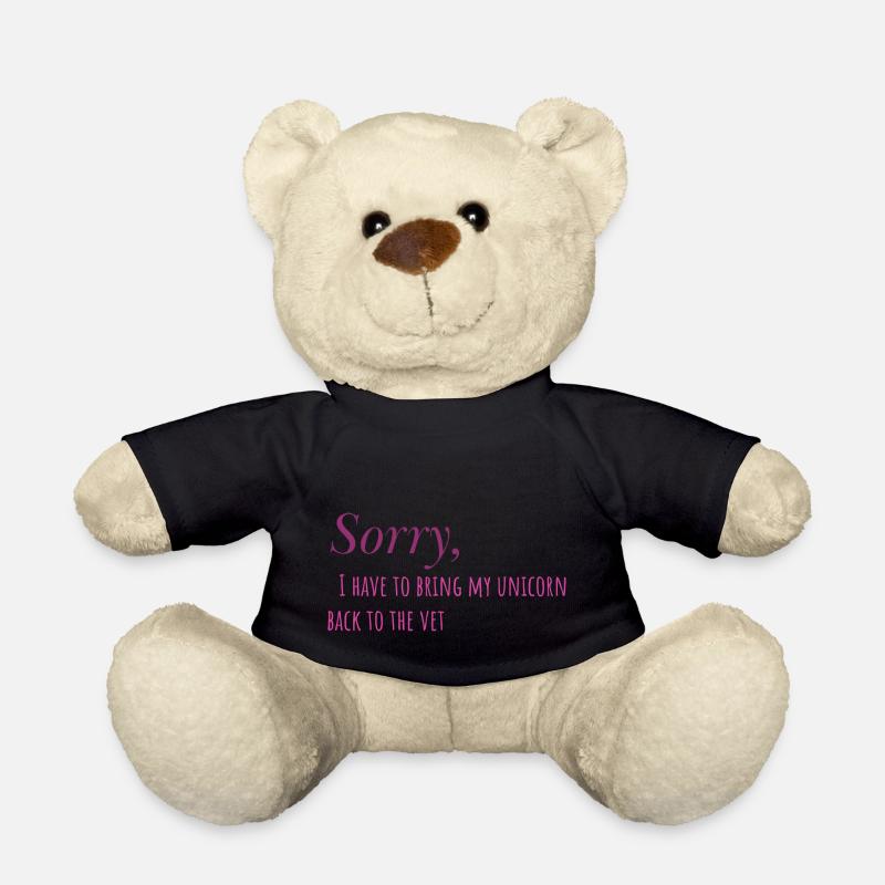Unicorn - Teddy - Schwarz