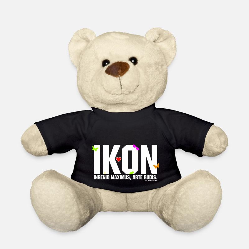 IKON funky Pop minimal design - Teddy - Schwarz