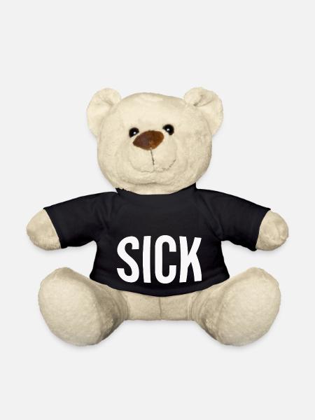 Sick - Teddy Bear - black