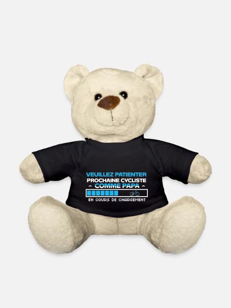 prochaine cycliste comme papa chargement cadeau - Nounours - noir