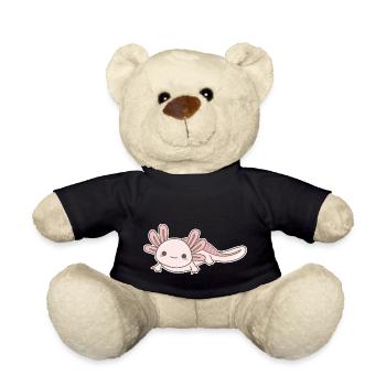 axolotl - Teddy Bear - black - Front
