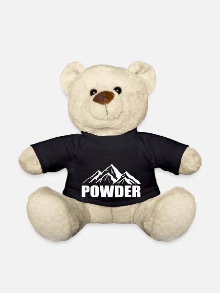 Snowboard Snowboarder - Teddy - Schwarz