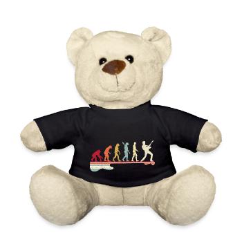 Evolution zum Gitarrist, ich mag Noten und Musik - Teddy - Schwarz - Vorne