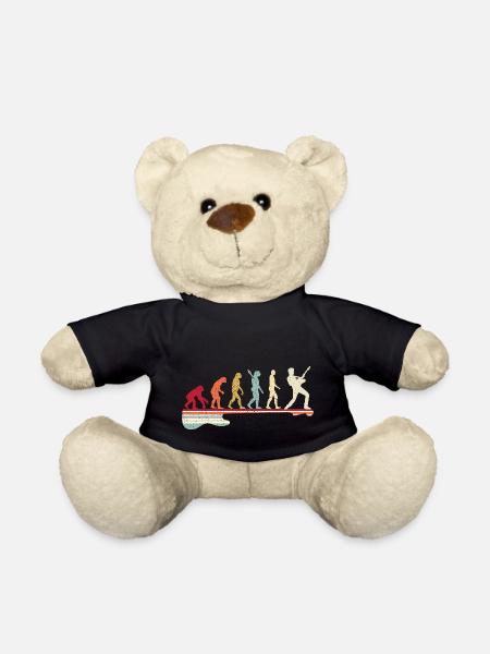 Evolution au guitariste, j’aime les notes et la musique - Nounours - noir