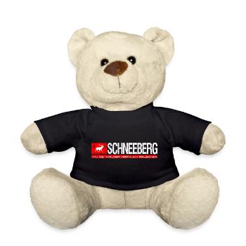 Schneeberg Wu de walder haamlich rauschen - Teddy - Schwarz - Vorne