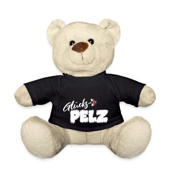 Glückspelz für Glückspilze - Teddy - Schwarz - Vorne