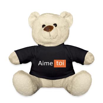 AIME TOI - Nounours - noir - Devant