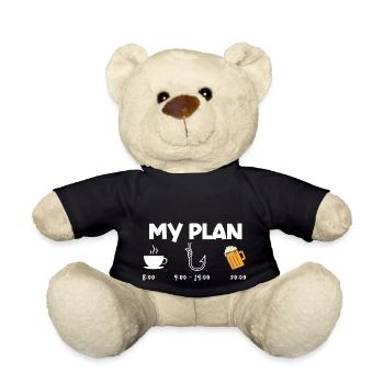 Mon plan pêche - Nounours - noir - Devant