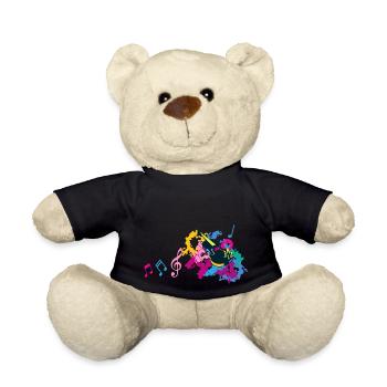Violinmusik Note CLE Sol Fantasy - Teddy - Schwarz - Vorne