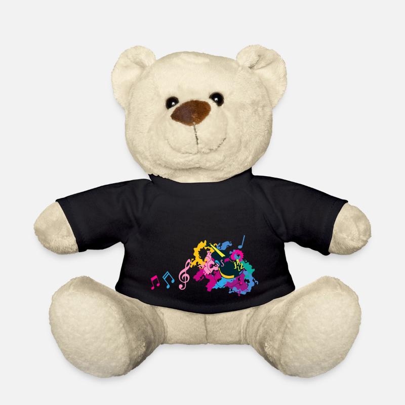 violon musique note cle sol fantaisie - Nounours - noir