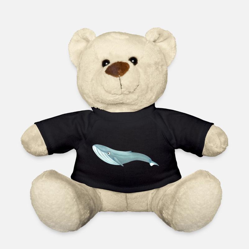 Der lustige Blauwal - Teddy - Schwarz