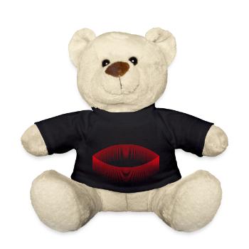 Stadium of dreams (red) - Teddy Bear - black - Front