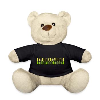 ne parler qu’au chien - Nounours - noir - Devant