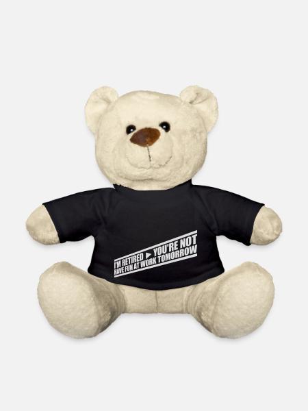 have fun at work - Teddy Bear - black