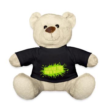 too close to me - Teddy Bear - black - Front