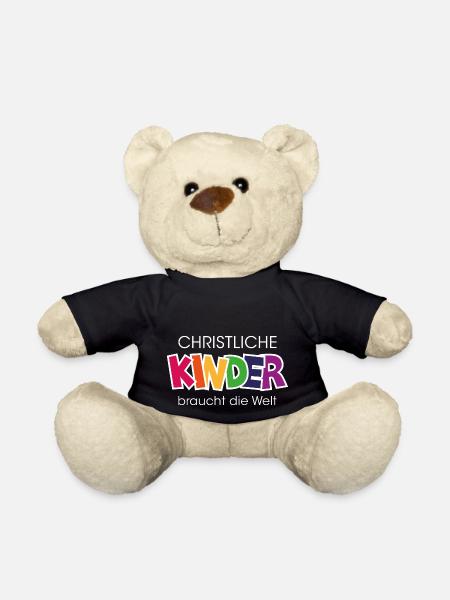 christliche Kinder - Teddy - Schwarz