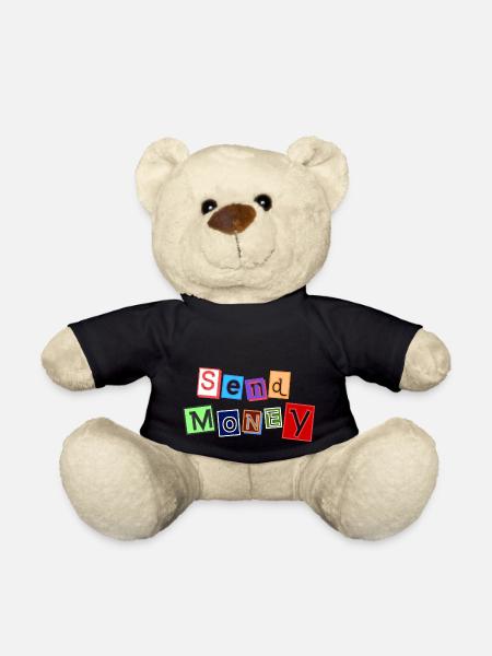 Send MONEY - Teddy Bear - black
