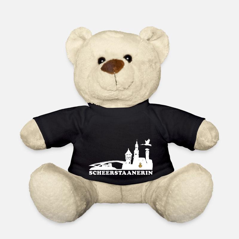 Scheerstaanerin white RA - Teddy - Schwarz