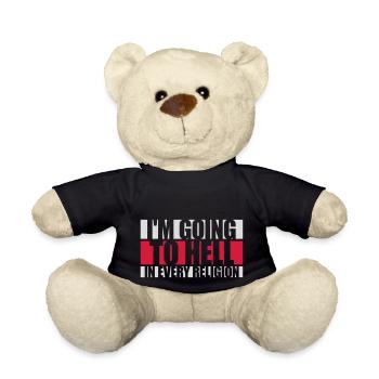 En allant en enfer - Nounours - noir - Devant
