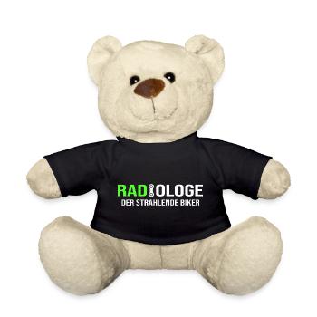 Fahrradkette Rennrad "Radiologe fährt Fahrrad" - Teddy - Schwarz - Vorne