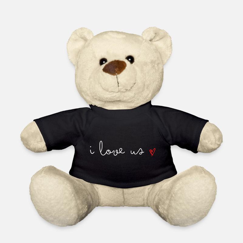 Je nous aime - Nounours - noir