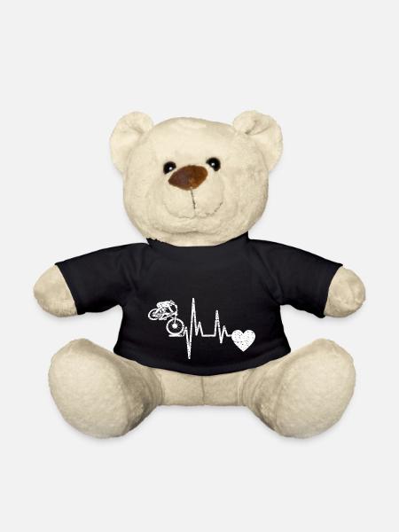 Bicycle Cycling Cyclists Cyclists Cyclists - Teddy Bear - black