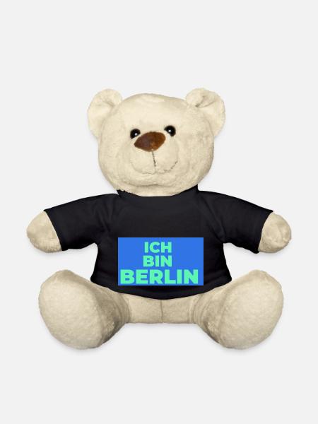 Ich bin Berlin - Teddy - Schwarz