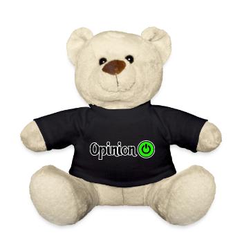 Opinionated power design graphics - Teddy Bear - black - Front
