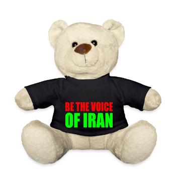 Be the voice of iran - Nounours - noir - Devant
