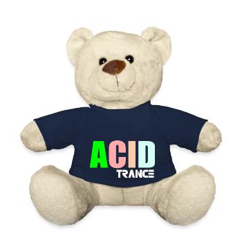 Acid trance quote - Teddy Bear - french navy - Front