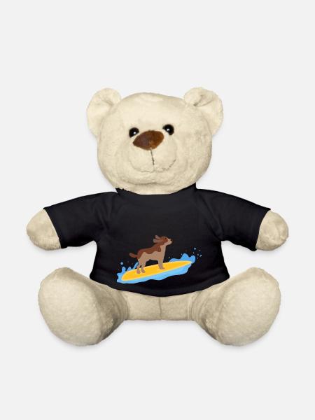 Surfen mit dem Hund - Teddy - Schwarz