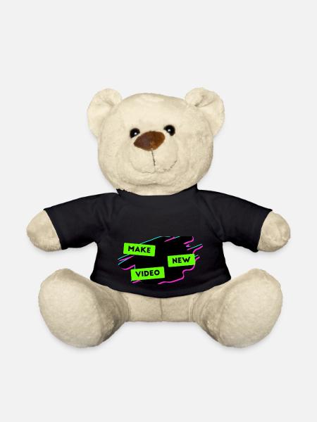 Make video new - Teddy Bear - black