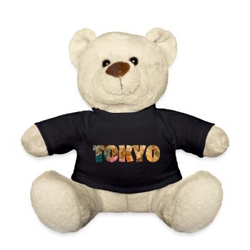 TOKYO COLORFUL - Teddy Bear - black - Front