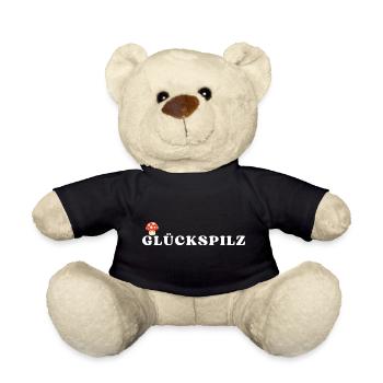 Glückspilz - Teddy - Schwarz - Vorne