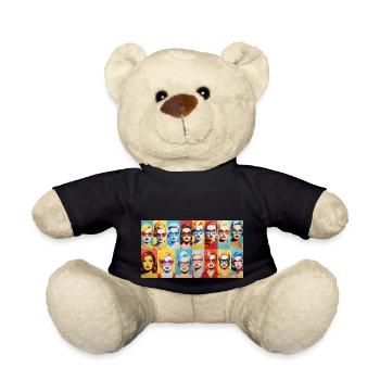 70er classic Women - Teddy - Schwarz - Vorne