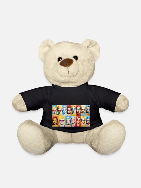 70er classic Women - Teddy - Schwarz