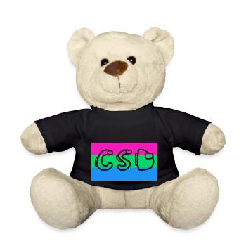 polysexuell pride flag csd - Teddy - Schwarz - Vorne
