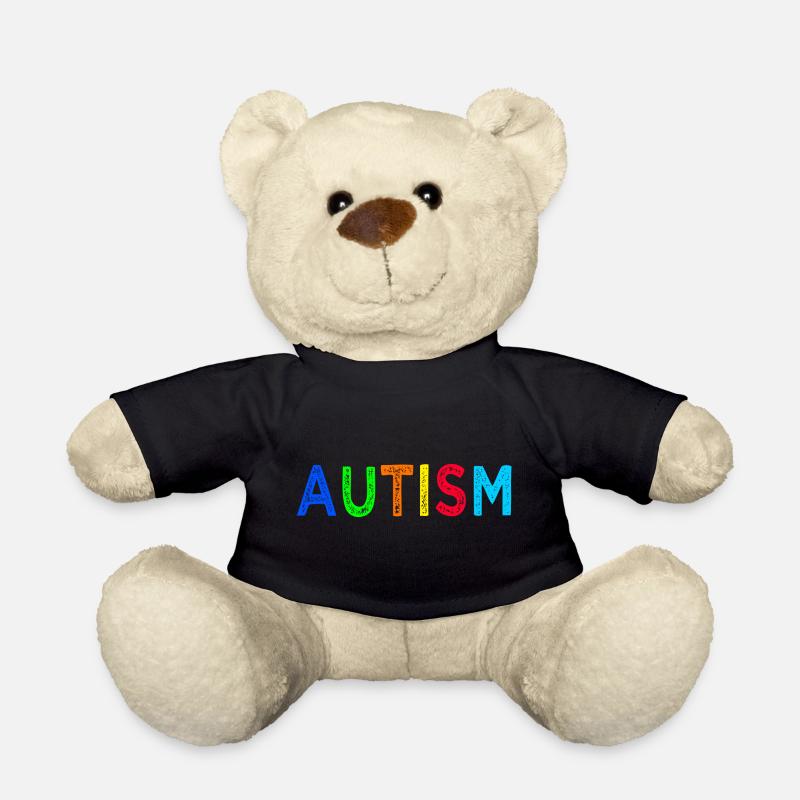 Autismus - Teddy - Schwarz