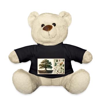 Oak Tree Botanical - Teddy Bear - black - Front