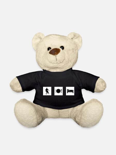 Design Thème Sport et Repas - Nounours - noir