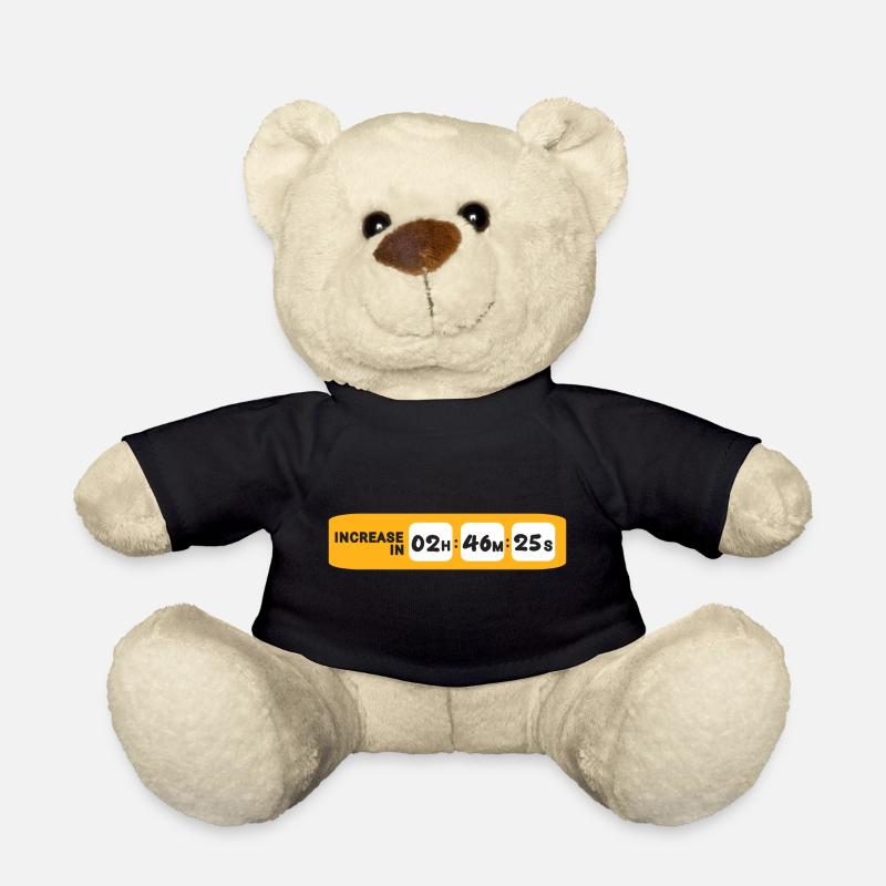 Internet Countdown - Teddy - Schwarz