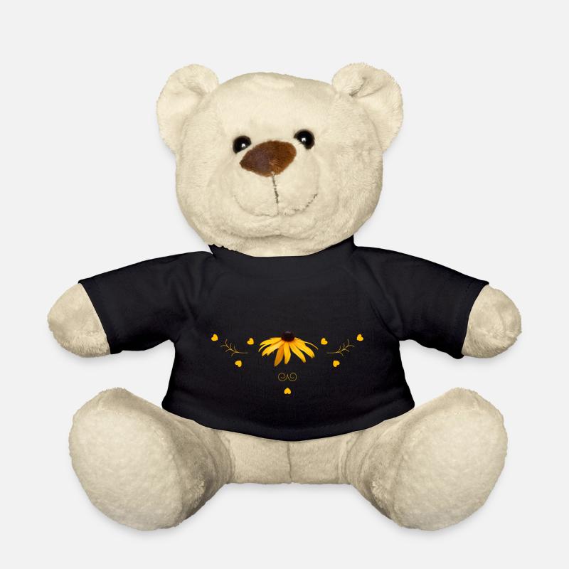 Sonnenhut gelbe Blume - Teddy - Schwarz
