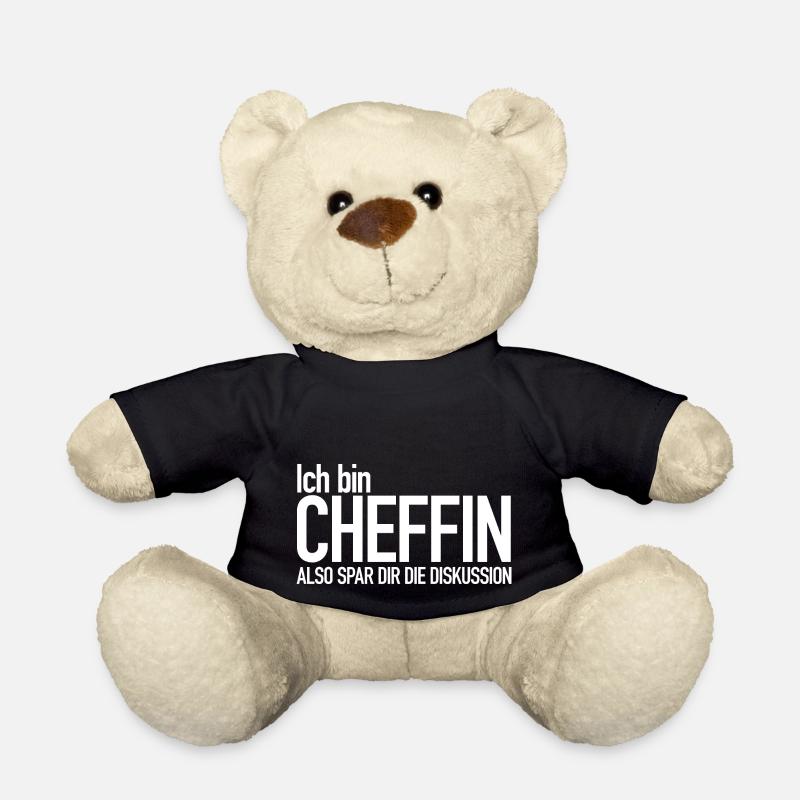 Ich bin Chefin... - Teddy - Schwarz